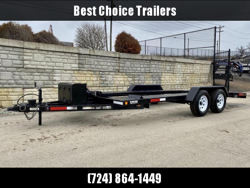 USED 2017 Dively 7x18' Open Deck 7000# GVW Car Hauler * TOOLBOX * WINCH * SLIDE OUT RAMPS * USED 2017 Dively 7x18' Open Deck 7000# GVW Car Hauler * TOOLBOX * WINCH * SLIDE OUT RAMPS *