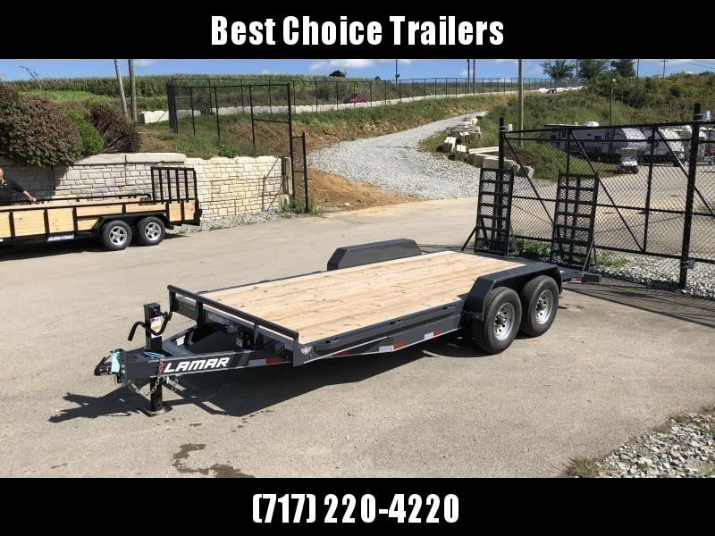 2020 Lamar 7x18' H6 Equipment Trailer 14000# GVW * DELUXE RAMPS * CHARCOAL POWDERCOAT 2020 Lamar 7x18' H6 Equipment Trailer 14000# GVW * DELUXE RAMPS * CHARCOAL POWDERCOAT