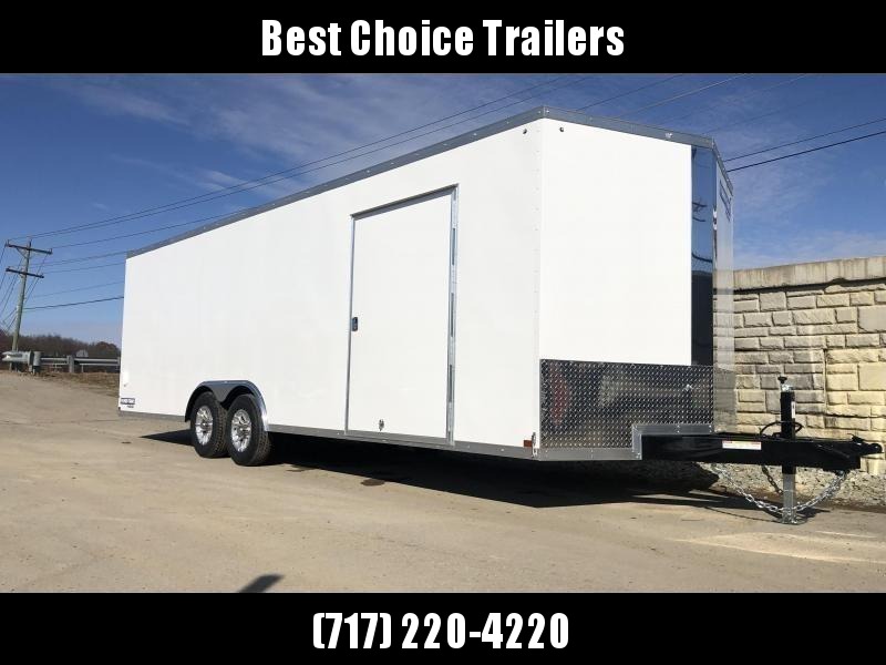 2020 Sure-Trac 8.5x24' Enclosed Car Trailer 9900# GVW * WHITE * 7K DROP LEG JACK * DEXTER TORSION AXLES * BACKUP LIGHTS 2020 Sure-Trac 8.5x24' Enclosed Car Trailer 9900# GVW * WHITE * 7K DROP LEG JACK * DEXTER TORSION AXLES * BACKUP LIGHTS