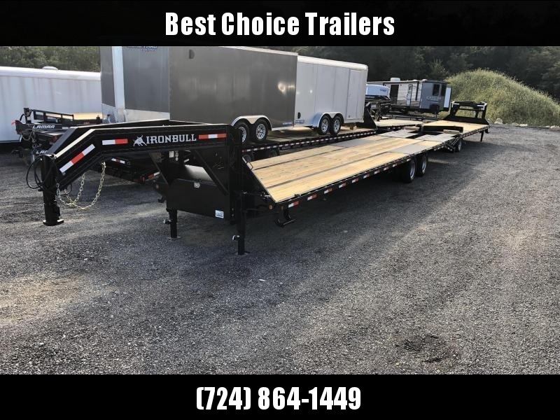 2019 Ironbull 102x35+5' Gooseneck Beavertail Flatbed Deckover 25990# GVW * HOT SHOT * 12K DEXTERS * AIR RIDE * ELECTRIC HYDRAULIC BRAKES * FULL WIDTH RAMPS * PIERCED FRAME * SPARE TIRE * UNDER FRAME BRIDGE 2019 Ironbull 102x35+5' Gooseneck Beavertail Flatbed Deckover 25990# GVW * HOT SHOT * 12K DEXTERS * AIR RIDE * ELECTRIC HYDRAULIC BRAKES * FULL WIDTH RAMPS * PIERCED FRAME * SPARE TIRE * UNDER FRAME BRIDGE