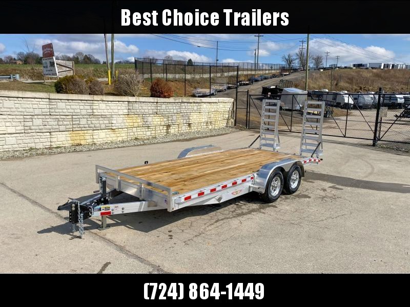 2020 H&H 7x18' Aluminum Equipment Trailer 9990# GVW * STAND UP ALUMINUM RAMPS * 4 SWIVEL D-RINGS * EXTRA STAKE POCKETS * SPARE TIRE MOUNT * HD 8" CHANNEL FRAME * REMOVABLE FENDERS * ALUMINUM WHEELS * ADJUSTABLE COUPLER * 7K DROP JACK 2020 H&H 7x18' Aluminum Equipment Trailer 9990# GVW * STAND UP ALUMINUM RAMPS * 4 SWIVEL D-RINGS * EXTRA STAKE POCKETS * SPARE TIRE MOUNT * HD 8" CHANNEL FRAME * REMOVABLE FENDERS * ALUMINUM WHEELS * ADJUSTABLE COUPLER * 7K DROP JACK