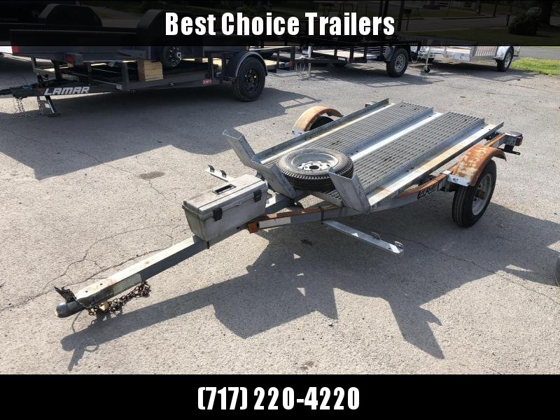 USED Load Rite 3-Place Motorcycle Trailer * GALVANIZED * SPARE TIRE * TOOLBOX USED Load Rite 3-Place Motorcycle Trailer * GALVANIZED * SPARE TIRE * TOOLBOX