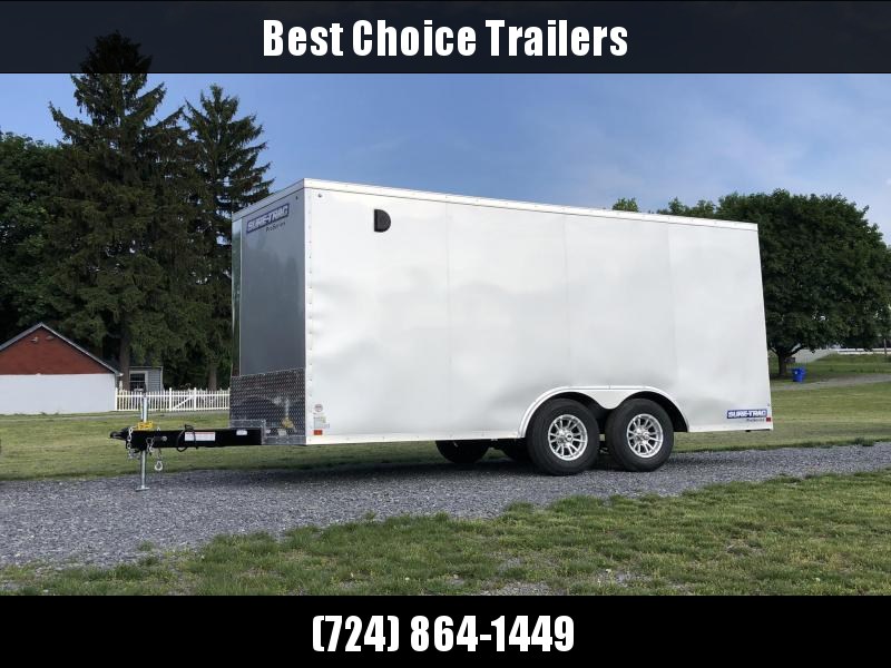 2019 Sure-Trac 8.5x16' Enclosed Cargo Trailer 9900# GVW * SILVER * CONTRACTOR/LANDSCAPER TRAILER 2019 Sure-Trac 8.5x16' Enclosed Cargo Trailer 9900# GVW * SILVER * CONTRACTOR/LANDSCAPER TRAILER