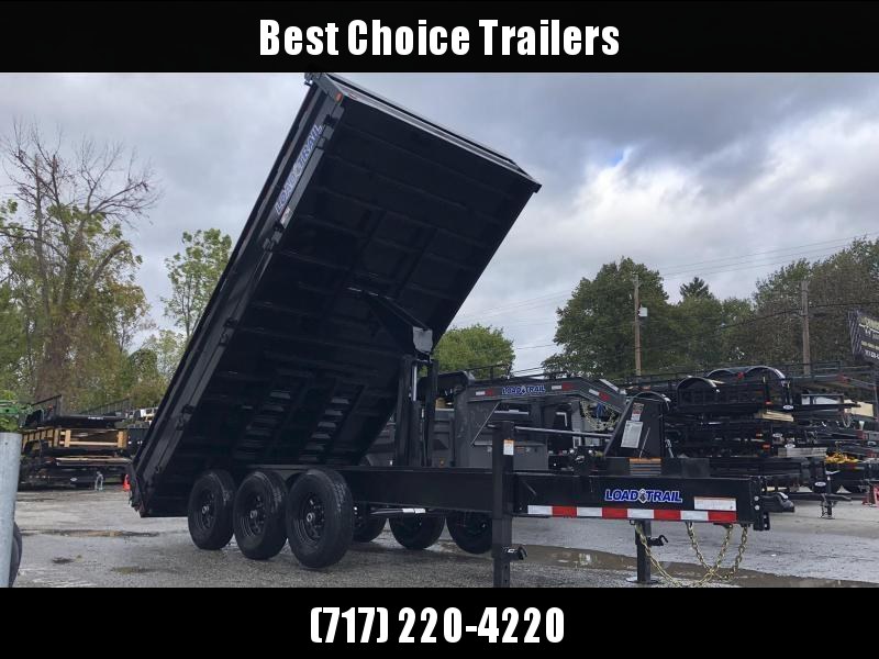 2020 Load Trail 8x16' Deckover Dump Trailer 21000# GVW * 4' SIDES * OVERSIZE 6X21" SCISSOR HOIST * 10" I-BEAM FRAME * TARP KIT * 3-WAY GATE * 12K JACK * 6" TUBE BED FRAME * 110V CHARGER * 10GA SIDES/FLOOR * INTEGRATED KEYWAY * POWDER PRIMER * DEXTER'S 2020 Load Trail 8x16' Deckover Dump Trailer 21000# GVW * 4' SIDES * OVERSIZE 6X21" SCISSOR HOIST * 10" I-BEAM FRAME * TARP KIT * 3-WAY GATE * 12K JACK * 6" TUBE BED FRAME * 110V CHARGER * 10GA SIDES/FLOOR * INTEGRATED KEYWAY * POWDER PRIMER * DEXTER'S