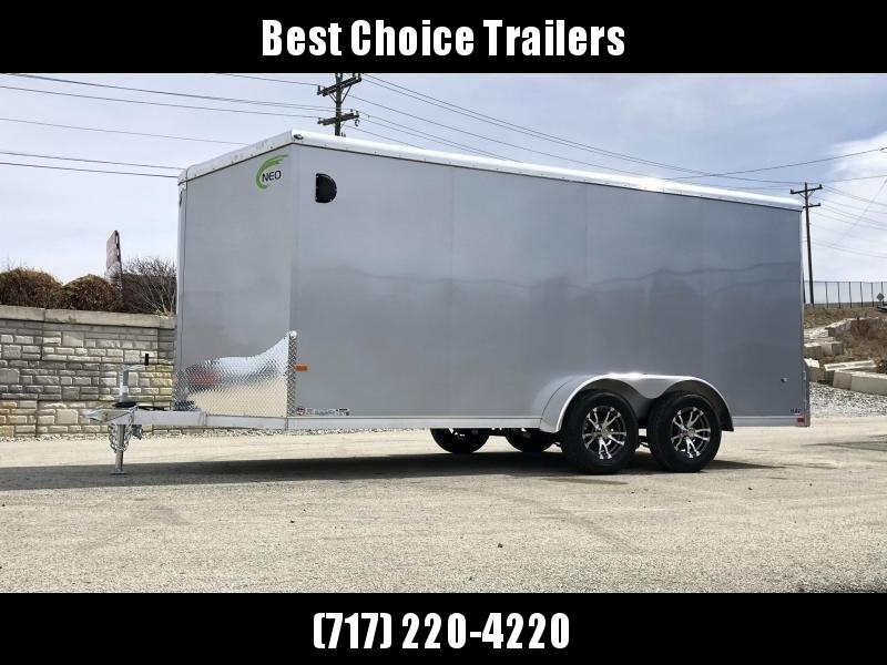 2020 Neo 7x14 NAVR Aluminum Enclosed Cargo Trailer * 7' HEIGHT UTV * RAMP DOOR * ALUMINUM WHEELS * PLASTIC VENTS * PRO STAB JACKS 2020 Neo 7x14 NAVR Aluminum Enclosed Cargo Trailer * 7' HEIGHT UTV * RAMP DOOR * ALUMINUM WHEELS * PLASTIC VENTS * PRO STAB JACKS