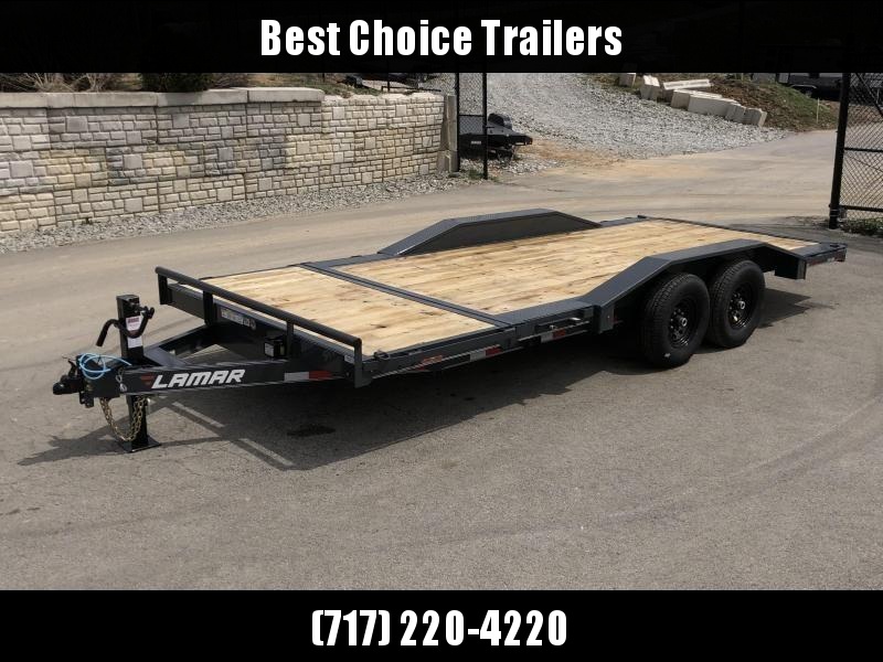 2020 Lamar Gravity Tilt Equipment Trailer 102x16+4 14000# GVW * Torsion * Stop Valve * 102" Deck * Drive over fenders * Charcoal w/ black wheels 2020 Lamar Gravity Tilt Equipment Trailer 102x16+4 14000# GVW * Torsion * Stop Valve * 102" Deck * Drive over fenders * Charcoal w/ black wheels