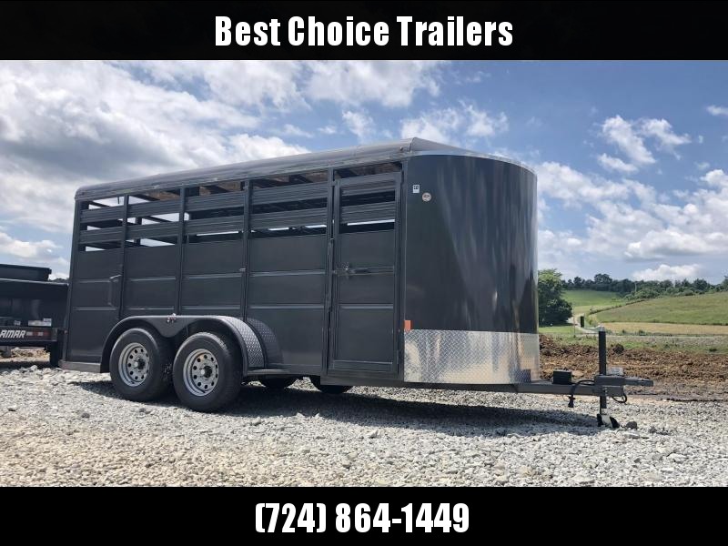 2019 Delta 16' Livestock Trailer 7000# GVW * GREY * CENTER GATE * ESCAPE DOOR * DEXTER 2019 Delta 16' Livestock Trailer 7000# GVW * GREY * CENTER GATE * ESCAPE DOOR * DEXTER