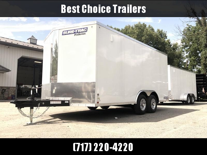 2020 Sure-Trac 8.5x16' Enclosed Cargo Trailer 9900# GVW * WHITE * CONTRACTOR/LANDSCAPER TRAILER 2020 Sure-Trac 8.5x16' Enclosed Cargo Trailer 9900# GVW * WHITE * CONTRACTOR/LANDSCAPER TRAILER