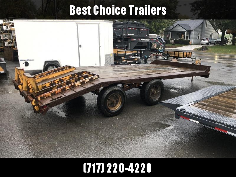 USED Centreville 102x20' Beavertail Flatbed Deckover 10000# GVW USED Centreville 102x20' Beavertail Flatbed Deckover 10000# GVW