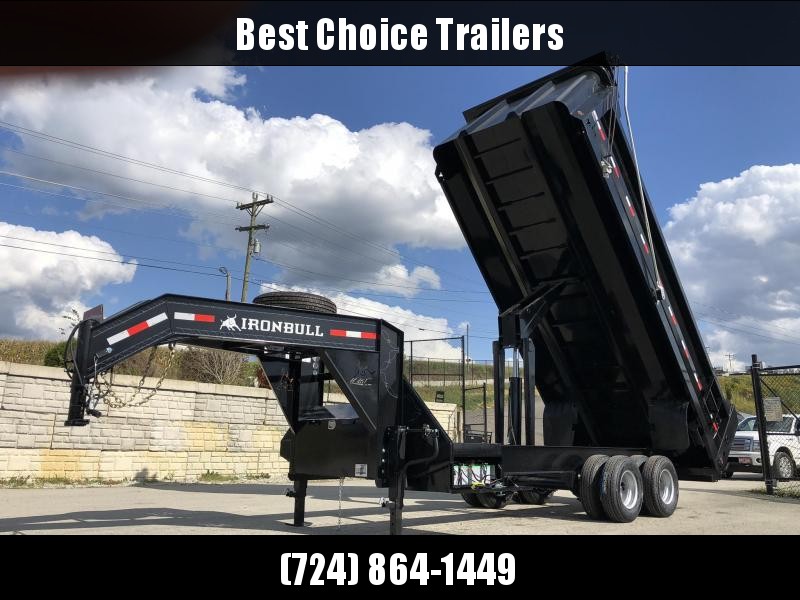 2020 Ironbull 8x20 Gooseneck Dump Trailer 24000# GVW Frankendump * 12000# DEXTERS * HD BODY * DELUXE TARP KIT * DUAL BATTERY 2020 Ironbull 8x20 Gooseneck Dump Trailer 24000# GVW Frankendump * 12000# DEXTERS * HD BODY * DELUXE TARP KIT * DUAL BATTERY