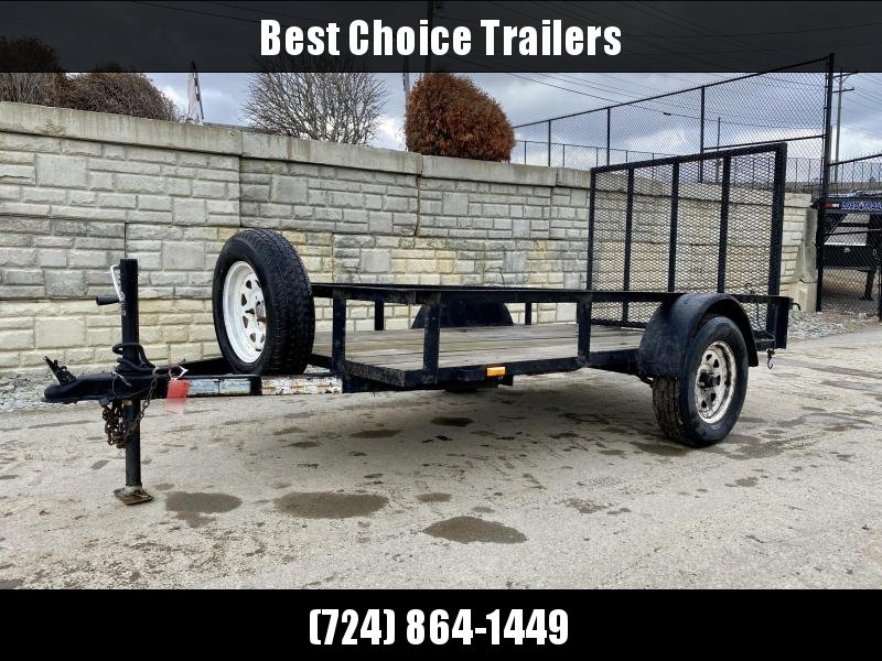 USED 2009 Top Brand 5x10' Utility Landscape Trailer 2990# GVW * SPARE TIRE & MOUNT USED 2009 Top Brand 5x10' Utility Landscape Trailer 2990# GVW * SPARE TIRE & MOUNT