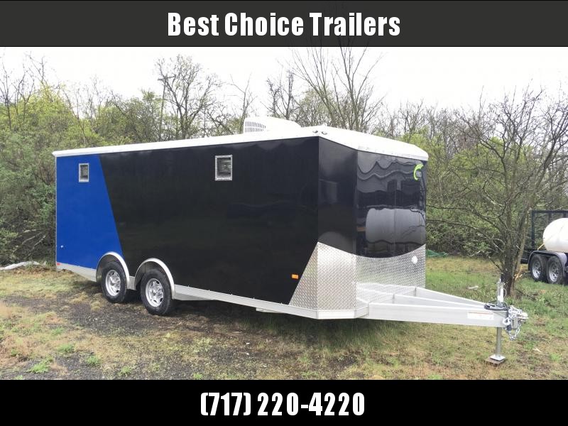 NEW NEO 8.5x20' NACX Aluminum Spread Axle Round Top Enclosed Car Hauler Trailer 9990# GVW * GENERATOR DOOR * VINYL CEILING * 4-LED STRIP LIGHT * A/C UNIT * 50 AMP ALEC * EXTRUDED FLOOR/RAMP * CLEARANCE NEW NEO 8.5x20' NACX Aluminum Spread Axle Round Top Enclosed Car Hauler Trailer 9990# GVW * GENERATOR DOOR * VINYL CEILING * 4-LED STRIP LIGHT * A/C UNIT * 50 AMP ALEC * EXTRUDED FLOOR/RAMP * CLEARANCE