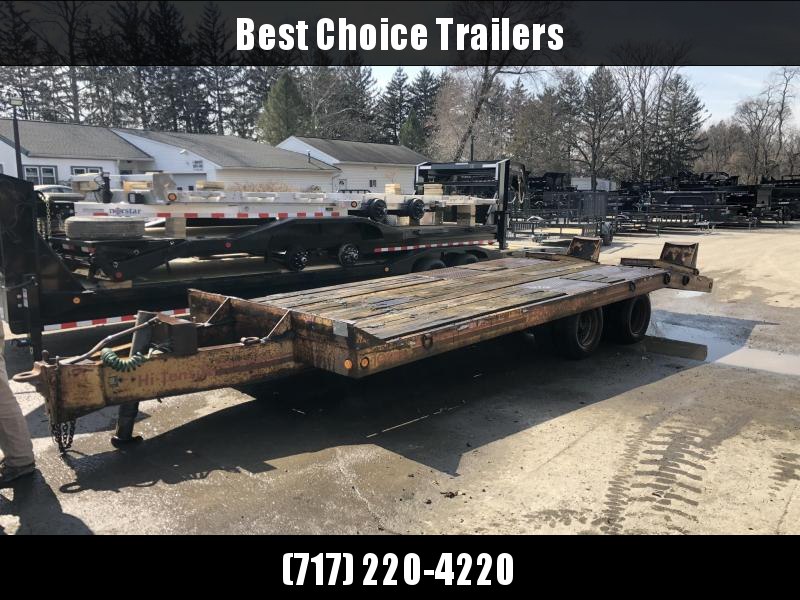 USED Eager Beaver 102x20+5' Flatbed Trailer 25544# GVW USED Eager Beaver 102x20+5' Flatbed Trailer 25544# GVW