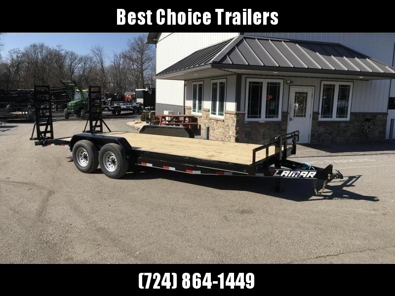 2020 Lamar 7x18' Equipment Trailer 14000# GVW * Stand Up ramps * 16 2020 Lamar 7x18' Equipment Trailer 14000# GVW * Stand Up ramps * 16