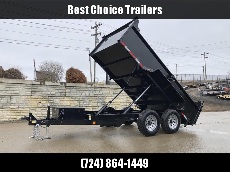 2020 QSA 6x12' Low Profile Dump Trailer 9850# GVW * 2' SIDES * DUAL PISTON * OVERSIZE TOOLBOX * DROP LEG JACK * FRONT/REAR BULKHEAD 2020 QSA 6x12' Low Profile Dump Trailer 9850# GVW * 2' SIDES * DUAL PISTON * OVERSIZE TOOLBOX * DROP LEG JACK * FRONT/REAR BULKHEAD