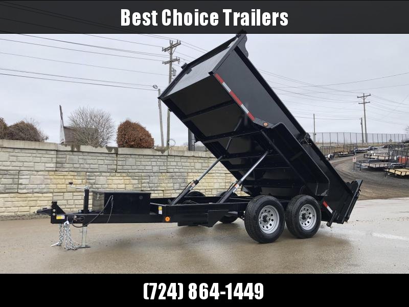 2020 QSA 6x12' Low Profile Dump Trailer 9850# GVW * 2' SIDES * DUAL PISTON * OVERSIZE TOOLBOX * DROP LEG JACK * FRONT/REAR BULKHEAD 2020 QSA 6x12' Low Profile Dump Trailer 9850# GVW * 2' SIDES * DUAL PISTON * OVERSIZE TOOLBOX * DROP LEG JACK * FRONT/REAR BULKHEAD