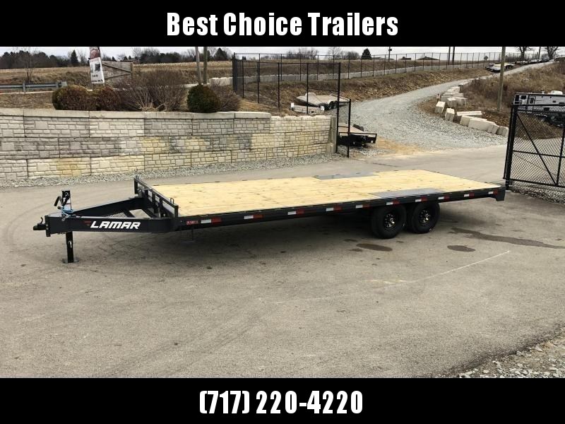 2019 Lamar F8 102x24' Flatbed Deckover Trailer 14000# GVW * CHARCOAL * 8' SLIDE IN RAMPS 2019 Lamar F8 102x24' Flatbed Deckover Trailer 14000# GVW * CHARCOAL * 8' SLIDE IN RAMPS