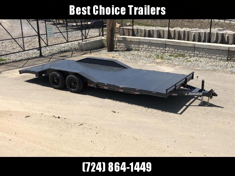 2020 Lamar 102x22' CC10 Car Trailer 9990# GVW * 102" DECK * DRIVE OVER FENDERS * STEEL DECK * CHARCOAL POWDERCOATING * 7K DROP LEG JACK 2020 Lamar 102x22' CC10 Car Trailer 9990# GVW * 102" DECK * DRIVE OVER FENDERS * STEEL DECK * CHARCOAL POWDERCOATING * 7K DROP LEG JACK