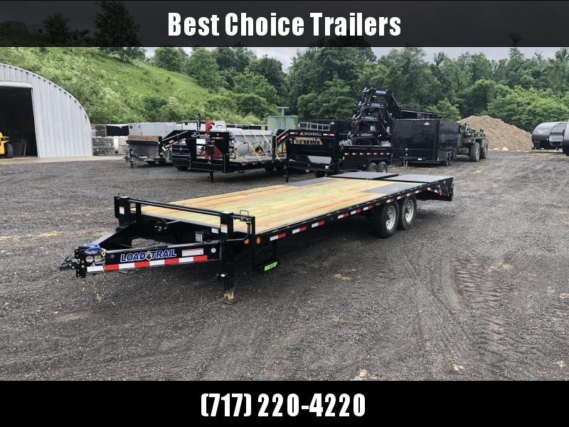 2019 Load Trail 102x24' Load Trail Beavertail Deckover Flatbed Trailer 14000# GVW * FULL WIDTH RAMPS * I-BEAM FRAME * FRONT TOOLBOX * DUAL JACKS * PRIMER * DEXTER AXLES * 16" O.C. C/M * RUBRAIL/STAKE POCKETS/PIPE SPOOLS * CLEARANCE 2019 Load Trail 102x24' Load Trail Beavertail Deckover Flatbed Trailer 14000# GVW * FULL WIDTH RAMPS * I-BEAM FRAME * FRONT TOOLBOX * DUAL JACKS * PRIMER * DEXTER AXLES * 16" O.C. C/M * RUBRAIL/STAKE POCKETS/PIPE SPOOLS * CLEARANCE