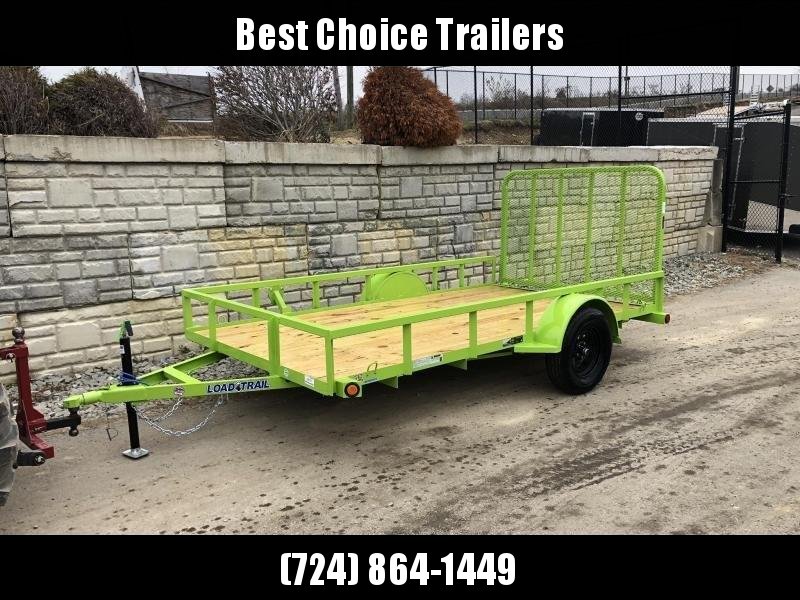 2020 Load Trail 6.5x12' Utility Landscape Trailer 2990# GVW * NEON GREEN * TUBE TOP RAIL * TUBE BUMPER * TUBE GATE C/M * PRIMER + POWDERCOAT * 2-3-2 WARRANTY * DEXTER AXLES * SEALED HARNESS * TIE DOWNS * SEALED HARNESS * CAST COUPLER 2020 Load Trail 6.5x12' Utility Landscape Trailer 2990# GVW * NEON GREEN * TUBE TOP RAIL * TUBE BUMPER * TUBE GATE C/M * PRIMER + POWDERCOAT * 2-3-2 WARRANTY * DEXTER AXLES * SEALED HARNESS * TIE DOWNS * SEALED HARNESS * CAST COUPLER