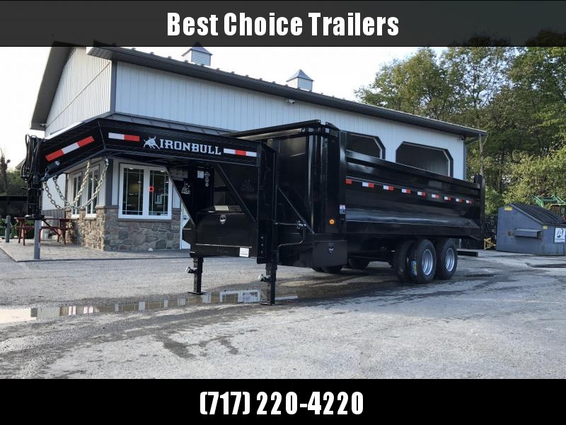 2019 Ironbull 8x20 Gooseneck Dump Trailer 22000# GVW Frankendump * TANDEM DUAL * ROCK BODY * TRUCK STYLE HD TARP KIT * DUAL BATTERY * CLEARANCE 2019 Ironbull 8x20 Gooseneck Dump Trailer 22000# GVW Frankendump * TANDEM DUAL * ROCK BODY * TRUCK STYLE HD TARP KIT * DUAL BATTERY * CLEARANCE