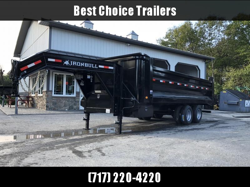 2019 Ironbull 8x20 Gooseneck Dump Trailer 22000# GVW Frankendump * TANDEM DUAL * ROCK BODY * TRUCK STYLE HD TARP KIT * DUAL BATTERY * CLEARANCE 2019 Ironbull 8x20 Gooseneck Dump Trailer 22000# GVW Frankendump * TANDEM DUAL * ROCK BODY * TRUCK STYLE HD TARP KIT * DUAL BATTERY * CLEARANCE