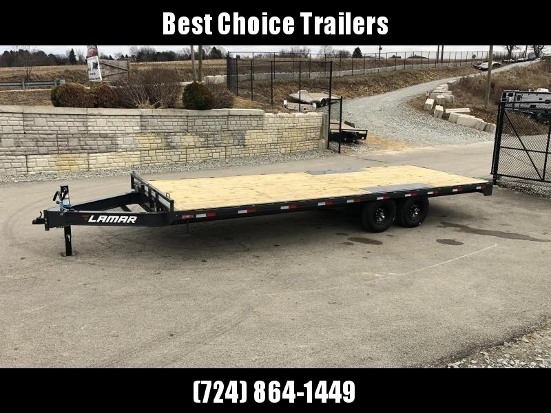 2019 Lamar F8 102x24' Flatbed Deckover Trailer 14000# GVW * CHARCOAL * 8' SLIDE IN RAMPS 2019 Lamar F8 102x24' Flatbed Deckover Trailer 14000# GVW * CHARCOAL * 8' SLIDE IN RAMPS