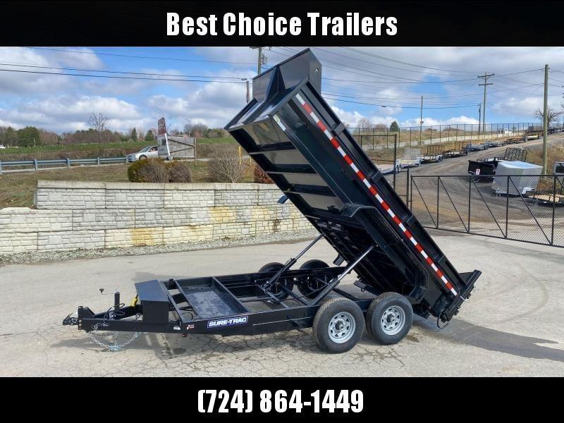 2020 Sure-Trac 7x14' Dump Trailer 14000# GVW * DUAL PISTON * FRONT/REAR BULKHEAD * INTEGRATED KEYWAY * 2' SIDES * UNDERBODY TOOL TRAY * ADJUSTABLE COUPLER * 110V CHARGER * UNDERMOUNT RAMPS * COMBO GATE * 7K DROP LEG JACK * SPARE MOUNT 2020 Sure-Trac 7x14' Dump Trailer 14000# GVW * DUAL PISTON * FRONT/REAR BULKHEAD * INTEGRATED KEYWAY * 2' SIDES * UNDERBODY TOOL TRAY * ADJUSTABLE COUPLER * 110V CHARGER * UNDERMOUNT RAMPS * COMBO GATE * 7K DROP LEG JACK * SPARE MOUNT