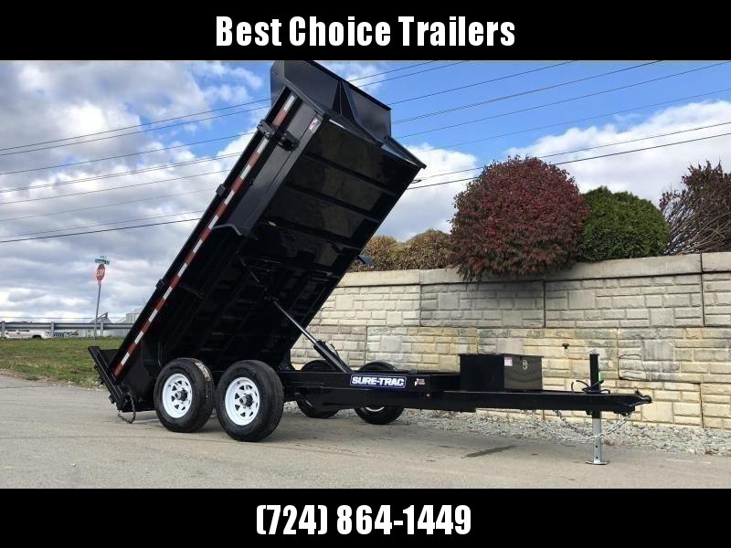 2020 Sure-Trac 6x12' Dump Trailer 9900# GVW * ADJUSTABLE COUPLER * UNDERMOUNT RAMPS * COMBO GATE * 7K DROP LEG JACK * FRONT/REAR BULKHEAD * INTEGRATED KEYWAY * SPARE MOUNT * HD FENDERS * 4" TUBE BEDFRAME * TRIPLE TUBE TONGUE * POWDERCOATED 2020 Sure-Trac 6x12' Dump Trailer 9900# GVW * ADJUSTABLE COUPLER * UNDERMOUNT RAMPS * COMBO GATE * 7K DROP LEG JACK * FRONT/REAR BULKHEAD * INTEGRATED KEYWAY * SPARE MOUNT * HD FENDERS * 4" TUBE BEDFRAME * TRIPLE TUBE TONGUE * POWDERCOATED