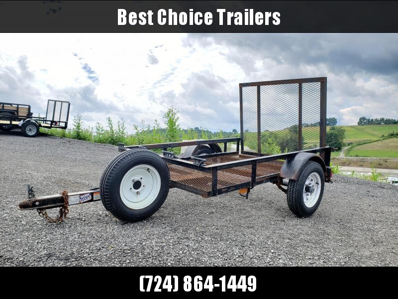 USED 2009 Pace American 4x6' Angle Iron Utility Landscape Trailer USED 2009 Pace American 4x6' Angle Iron Utility Landscape Trailer