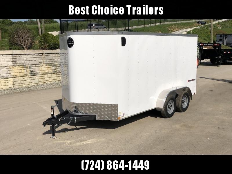 2020 Wells Cargo 7x14' Fastrac DELUXE Enclosed Cargo Trailer 7000# GVW * WHITE EXTERIOR * BARN DOORS * V-NOSE * .030 EXTERIOR * 6'6" HEIGHT * TUBE STUDS * 3/8" WALLS * 1 PC ROOF * 16" O.C. WALLS * BULLET LED'S 2020 Wells Cargo 7x14' Fastrac DELUXE Enclosed Cargo Trailer 7000# GVW * WHITE EXTERIOR * BARN DOORS * V-NOSE * .030 EXTERIOR * 6'6" HEIGHT * TUBE STUDS * 3/8" WALLS * 1 PC ROOF * 16" O.C. WALLS * BULLET LED'S
