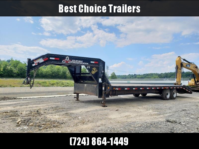 USED 2018 PJ 102x25+5 16000# Gooseneck Beavertail Deckover Trailer * FULL WIDTH RAMPS * 30' LENGTH * DEXTER 8000# AXLES * DUAL JACKS/FRONT TOOLBOX USED 2018 PJ 102x25+5 16000# Gooseneck Beavertail Deckover Trailer * FULL WIDTH RAMPS * 30' LENGTH * DEXTER 8000# AXLES * DUAL JACKS/FRONT TOOLBOX