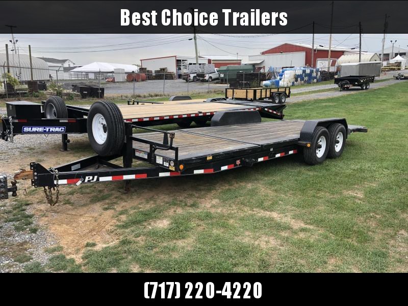 USED 2017 PJ 7x22' Gravilty Tilt Equipment Trailer 16000# GVW * TJ222 * 8000# DEXTER AXLES * TORSION * SPARE & MOUNT * STOP VALVE USED 2017 PJ 7x22' Gravilty Tilt Equipment Trailer 16000# GVW * TJ222 * 8000# DEXTER AXLES * TORSION * SPARE & MOUNT * STOP VALVE