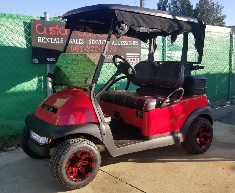 2016 Red & Black Club Car Precedent Golf Cart 2016 Red & Black Club Car Precedent Golf Cart