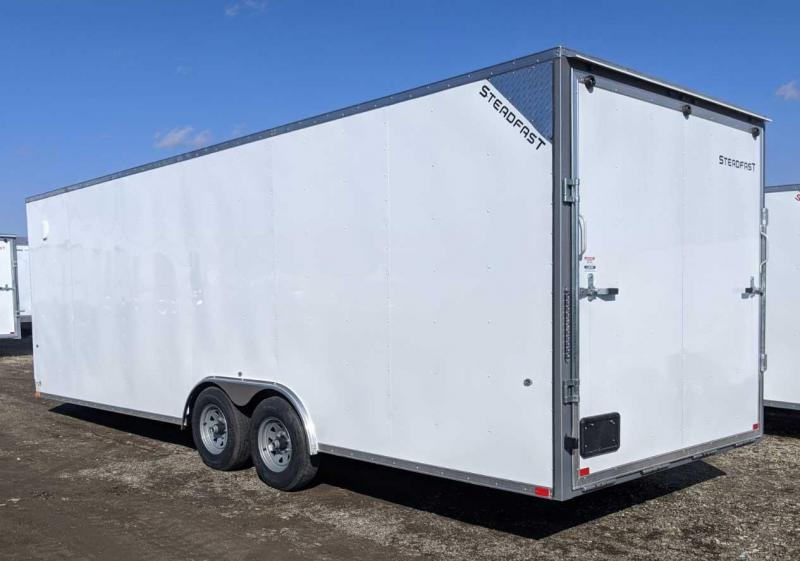 NEW 2020 ITI "Steadfast" 8.5 x 24 JST Sloped V-Nose Car Hauler (6" Add'l Hgt) NEW 2020 ITI "Steadfast" 8.5 x 24 JST Sloped V-Nose Car Hauler (6" Add'l Hgt)