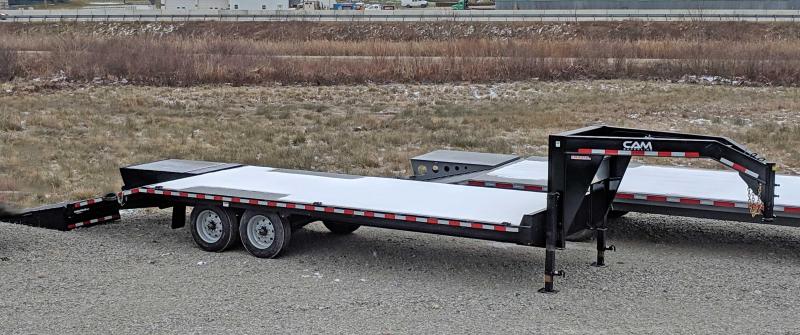 NEW 2019 Cam 20+5 HD Deckover Gooseneck w/ Lay Flat Super Ramps NEW 2019 Cam 20+5 HD Deckover Gooseneck w/ Lay Flat Super Ramps