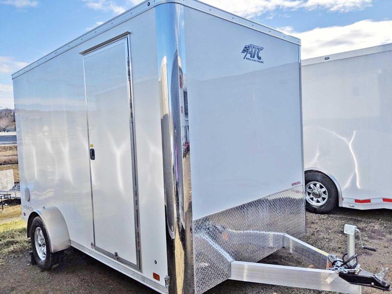 NEW 2019 ATC 7X12 Raven Aluminum Cargo Trailer w/ Ramp Door & 12" Additional Height NEW 2019 ATC 7X12 Raven Aluminum Cargo Trailer w/ Ramp Door & 12" Additional Height