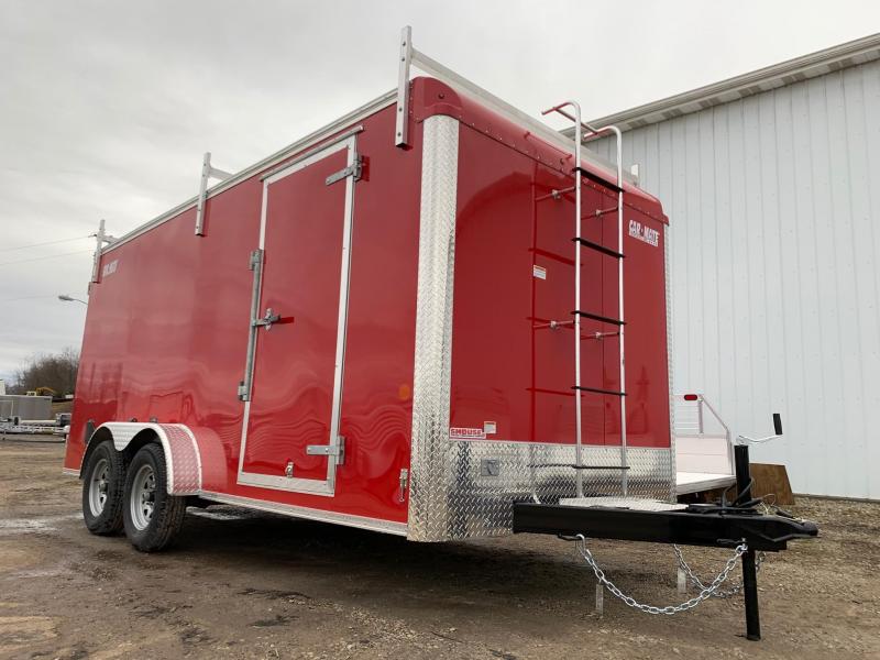 NEW 2020 Car Mate 7x16 HD Contractor Trailer w/ Rear Barn Doors NEW 2020 Car Mate 7x16 HD Contractor Trailer w/ Rear Barn Doors