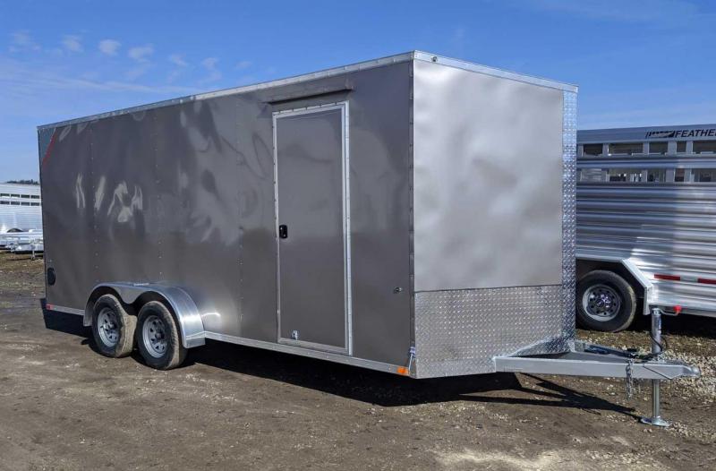 NEW 2020 Steadfast 7x18 JST Sloped V-Nose Cargo Trailer w/ Ramp Door (12" Add'l Hgt) NEW 2020 Steadfast 7x18 JST Sloped V-Nose Cargo Trailer w/ Ramp Door (12" Add'l Hgt)