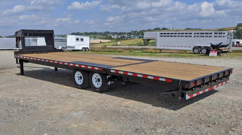 NEW 2020 B-Wise 28' Deckover Gooseneck (20' Flat, 8' Hydraulic Dovetail w/ 2' Flip Outs) NEW 2020 B-Wise 28' Deckover Gooseneck (20' Flat, 8' Hydraulic Dovetail w/ 2' Flip Outs)