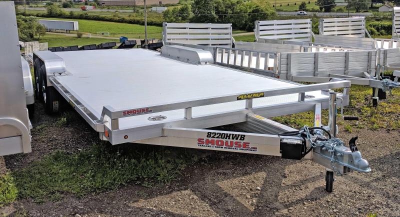 NEW 2020 Aluma 6'10" x 20 HD Wide Body Utility Trailer w/ Underbody Ramps NEW 2020 Aluma 6'10" x 20 HD Wide Body Utility Trailer w/ Underbody Ramps