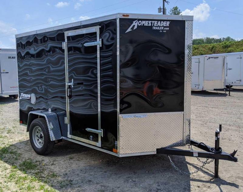 NEW 2020 Homesteader 6x10 V-Nose Intrepid Cargo Trailer w/ Ramp Door NEW 2020 Homesteader 6x10 V-Nose Intrepid Cargo Trailer w/ Ramp Door
