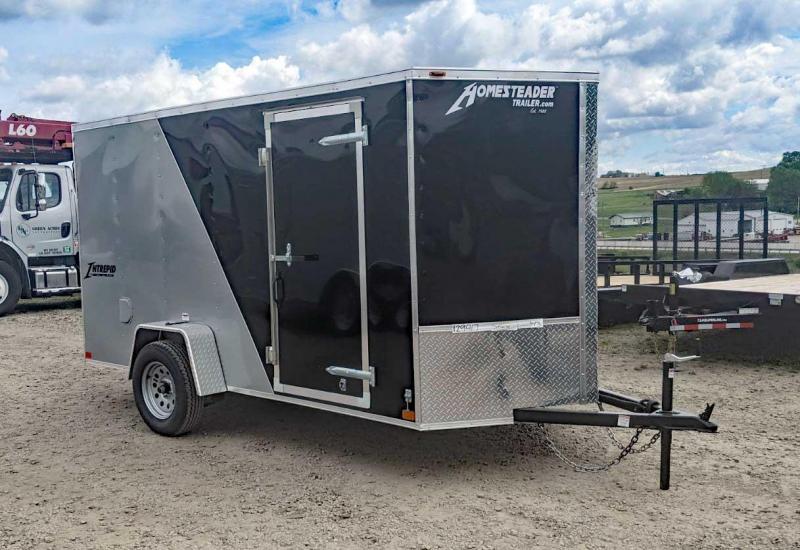 NEW 2020 Homesteader 6x12 V-Nose Intrepid Cargo Trailer w/ Ramp Door NEW 2020 Homesteader 6x12 V-Nose Intrepid Cargo Trailer w/ Ramp Door