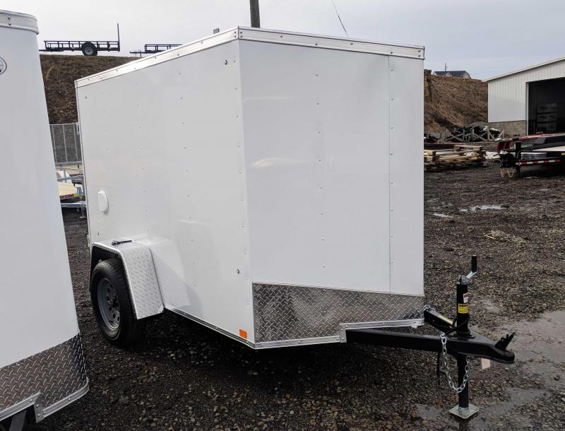 NEW 2020 Cargo Express 5x8 EX DLX V-Nose Cargo Trailer w/ Barn Door NEW 2020 Cargo Express 5x8 EX DLX V-Nose Cargo Trailer w/ Barn Door