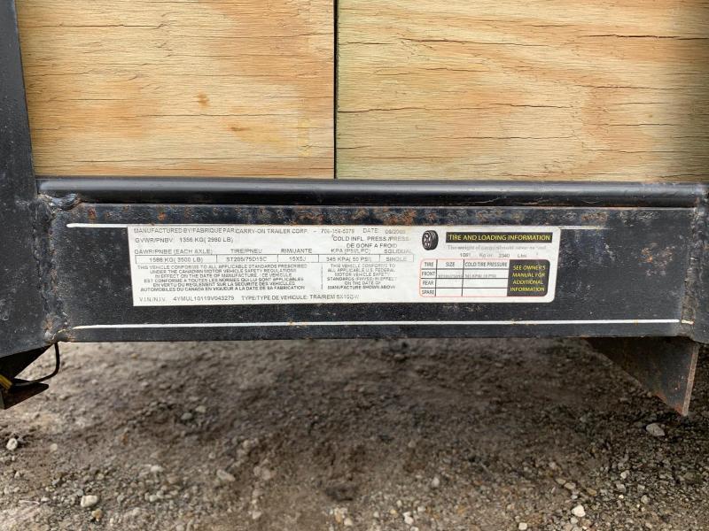 USED 5x10 2009 USED CARRY ON USED 5x10 2009 USED CARRY ON
