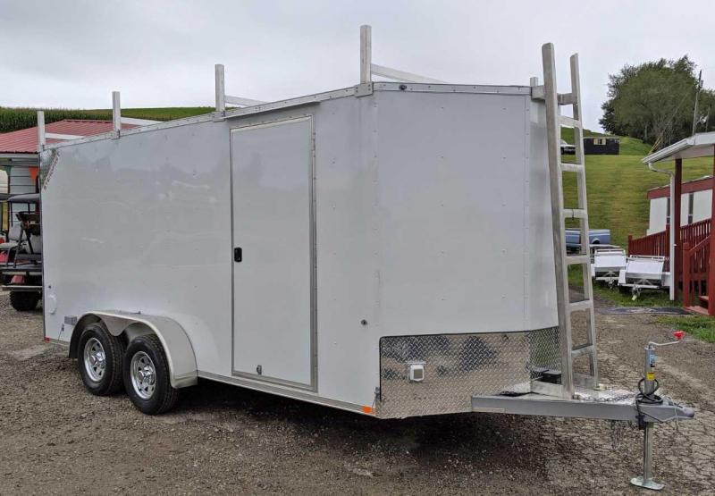 NEW 2020 Steadfast 7x16 Diamond Series V-Nose Contractor Cargo Trailer w/ Rear Barn Doors NEW 2020 Steadfast 7x16 Diamond Series V-Nose Contractor Cargo Trailer w/ Rear Barn Doors