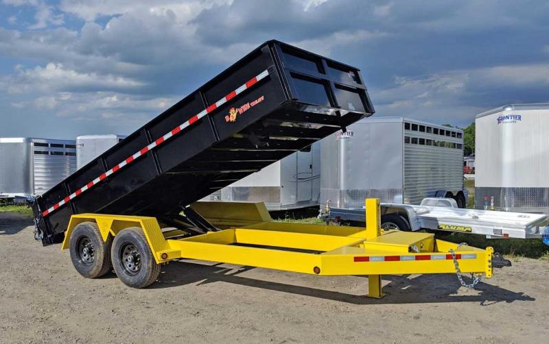NEW 2019 BWise 6'10" x 16' HD Lo Pro Equipment Dump w/ Ramps NEW 2019 BWise 6'10" x 16' HD Lo Pro Equipment Dump w/ Ramps
