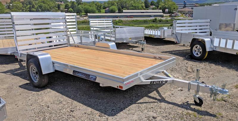 NEW 2021 Aluma 5'8" x 12' ES Aluminum Utility w/ Wood Deck NEW 2021 Aluma 5'8" x 12' ES Aluminum Utility w/ Wood Deck