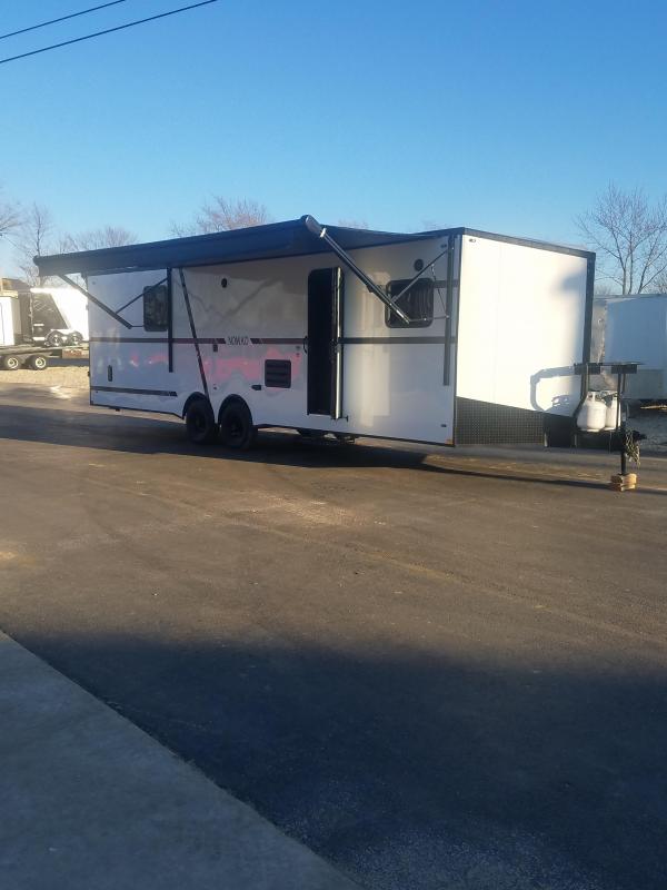 2020 Stealth Trailers 8.5X30 QB STEALTH NOMAD WHITE Car / Racing Trailer 2020 Stealth Trailers 8.5X30 QB STEALTH NOMAD WHITE Car / Racing Trailer