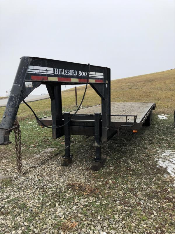 1997 Hillsboro Industries Goose Neck Flatbed Trailer 1997 Hillsboro Industries Goose Neck Flatbed Trailer